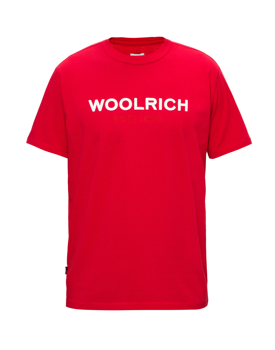 Мужская красная футболка Woolrich SCFWOTE0024MRUT1486/5405-1
