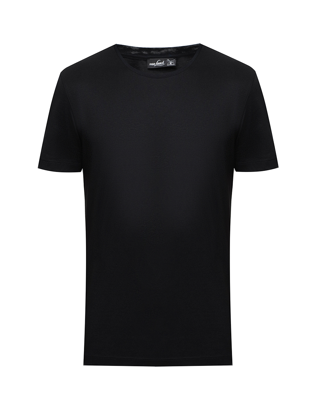 Мужская черная футболка Van Laack SM-PARO_180031/099-1