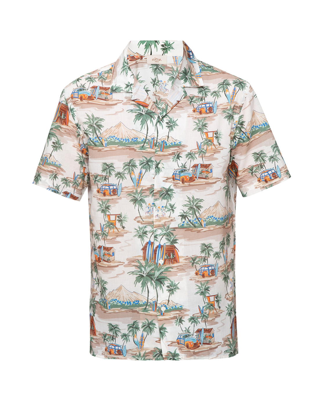 Чоловічі сорочки з тропічних візерунок-1