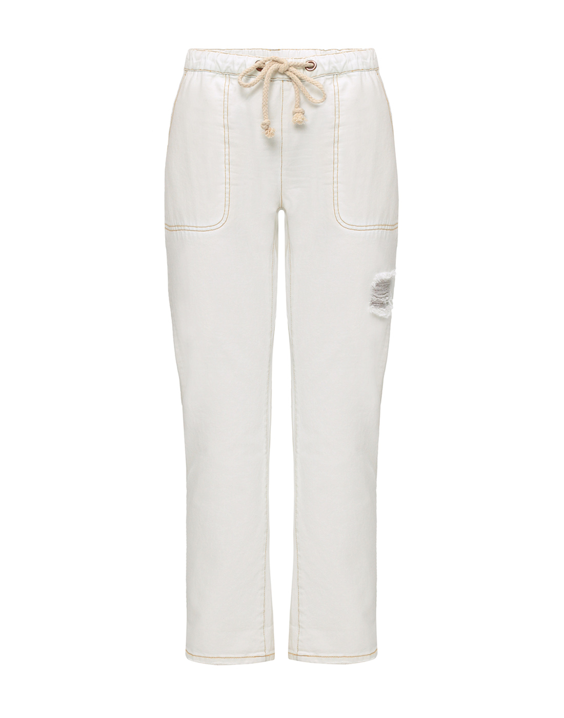 Женские белые брюки Oneteaspoon S24625-1
