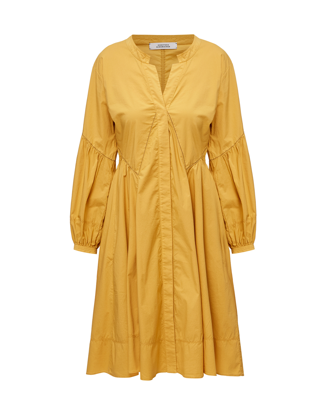 Жіноча жовта сукня-1