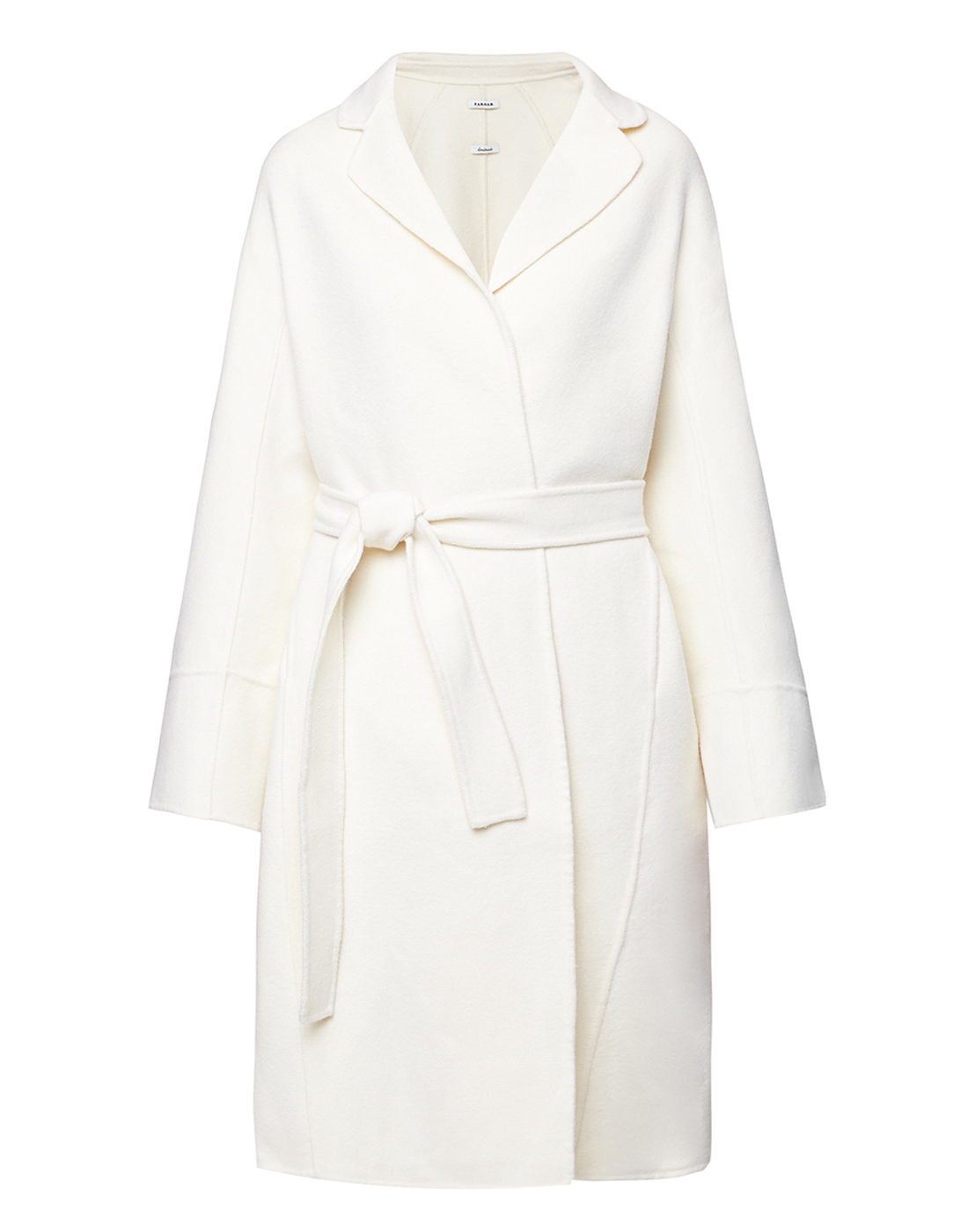 Женское белое шерстяное пальто P.A.R.O.S.H. SD430742-1