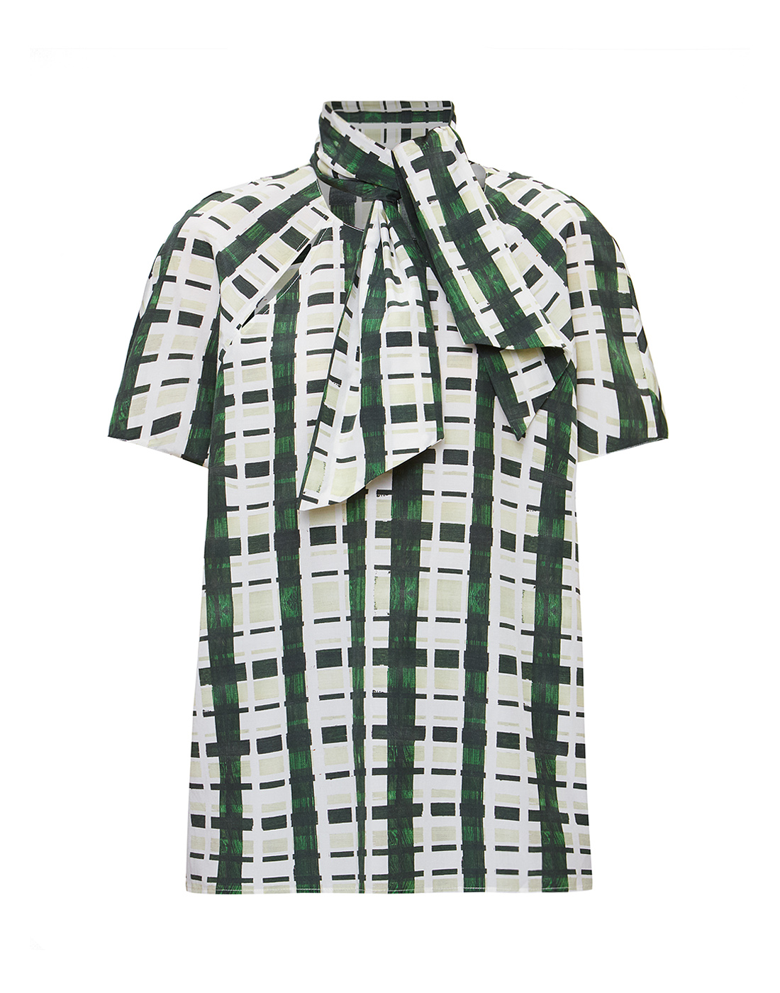Женская шелковая блуза с принтом Ballantyne SSLH127-1