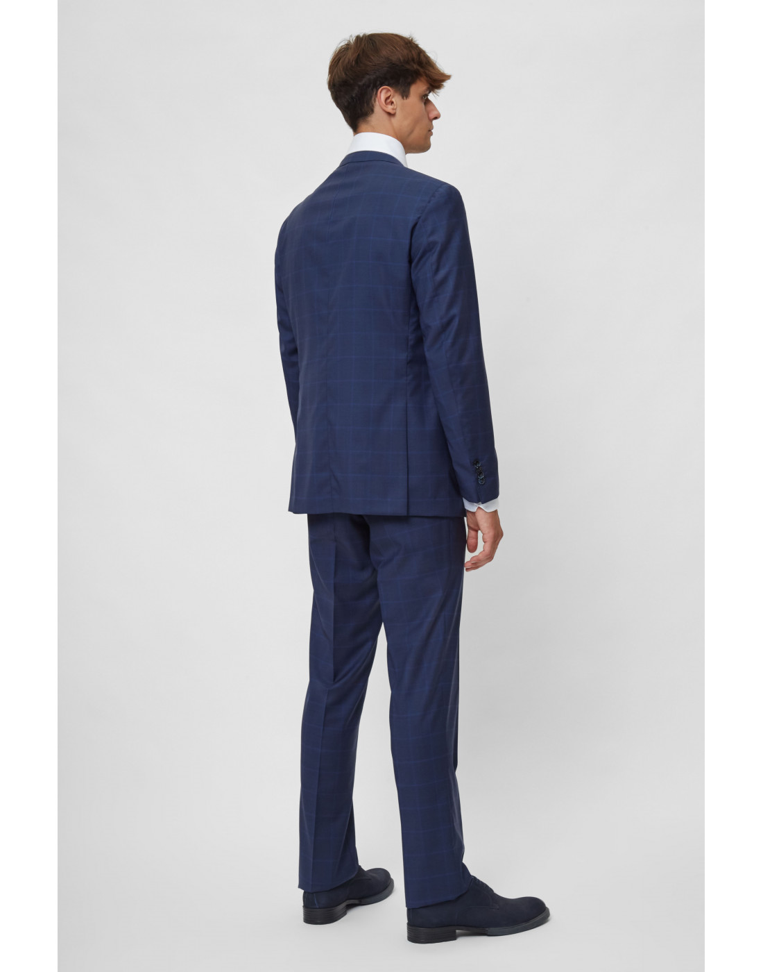Мужской синий костюм Мужской синий костюм Lubiam S14007/03-4