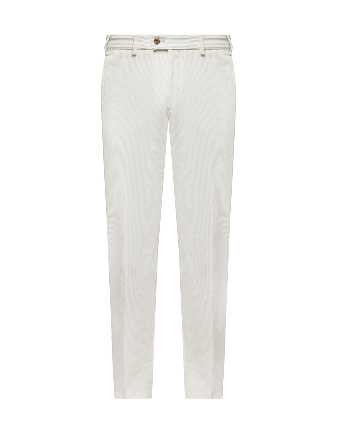 Чоловічі білі вельветові штани-1