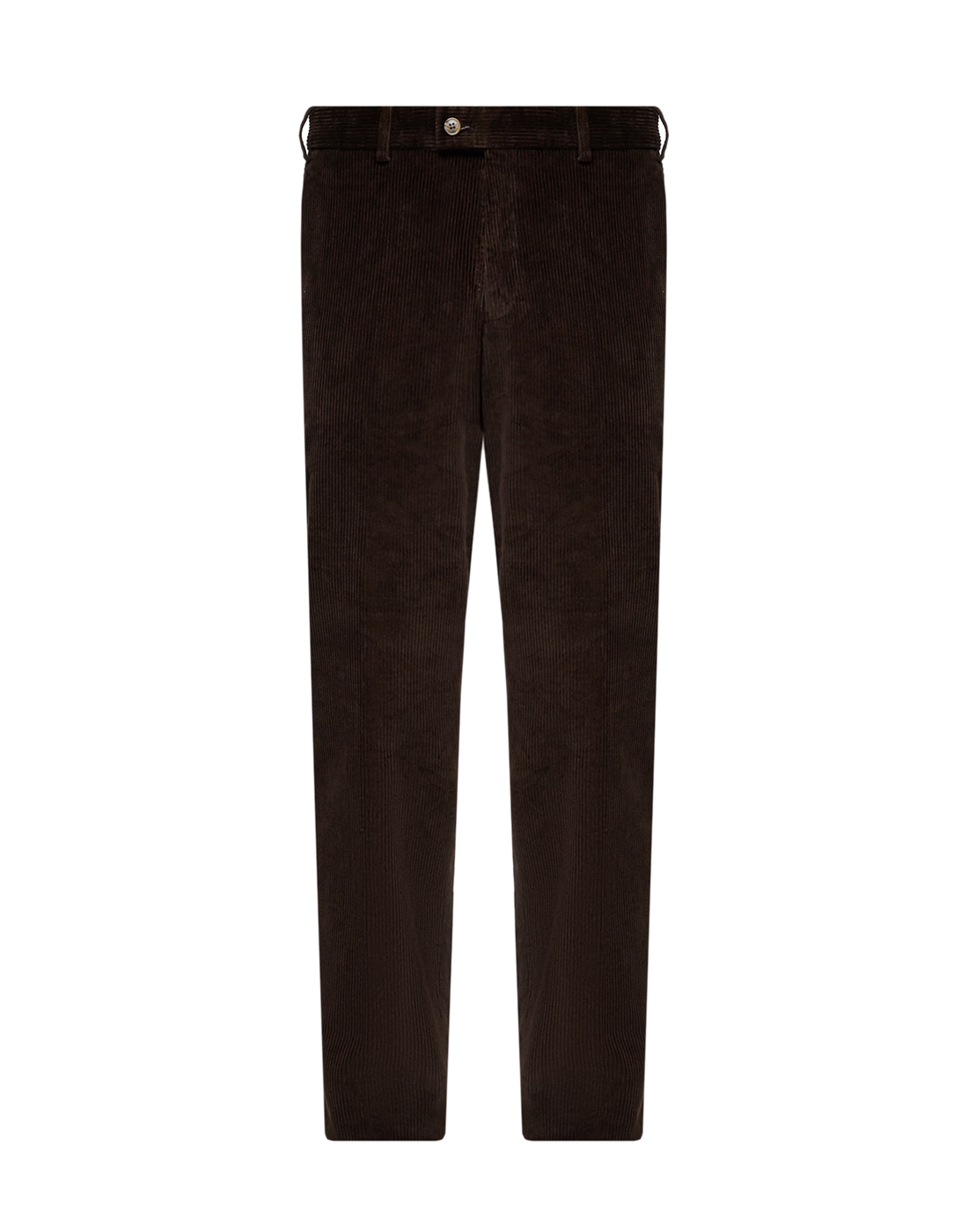 Чоловічі коричневі вельветові штани-1