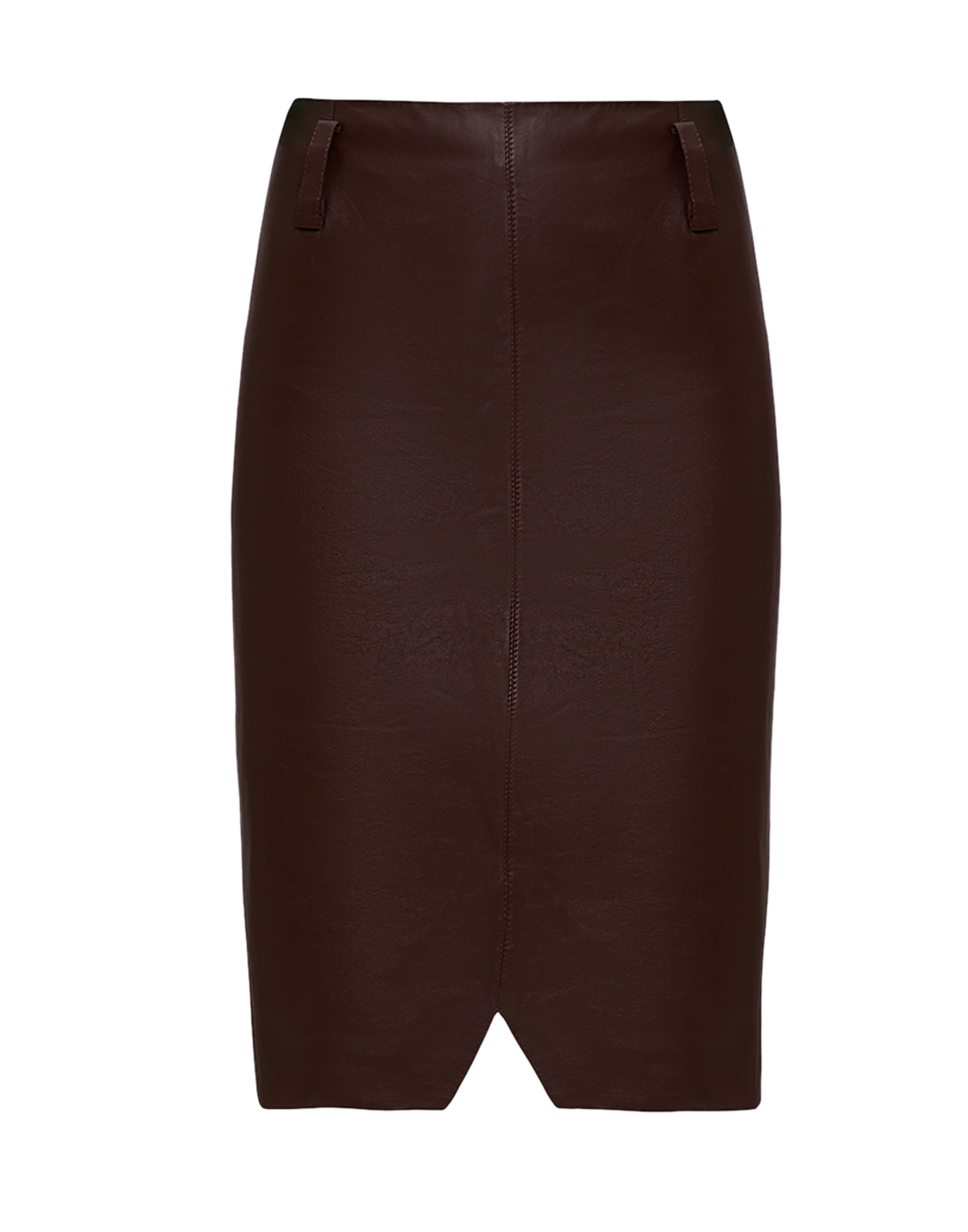 Женская коричневая кожаная юбка Dorothee Schumacher S344105/773-1