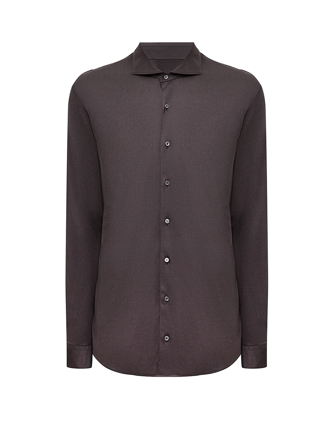 Мужская коричневая рубашка Van Laack SM-PER-LSF_180031/190-1