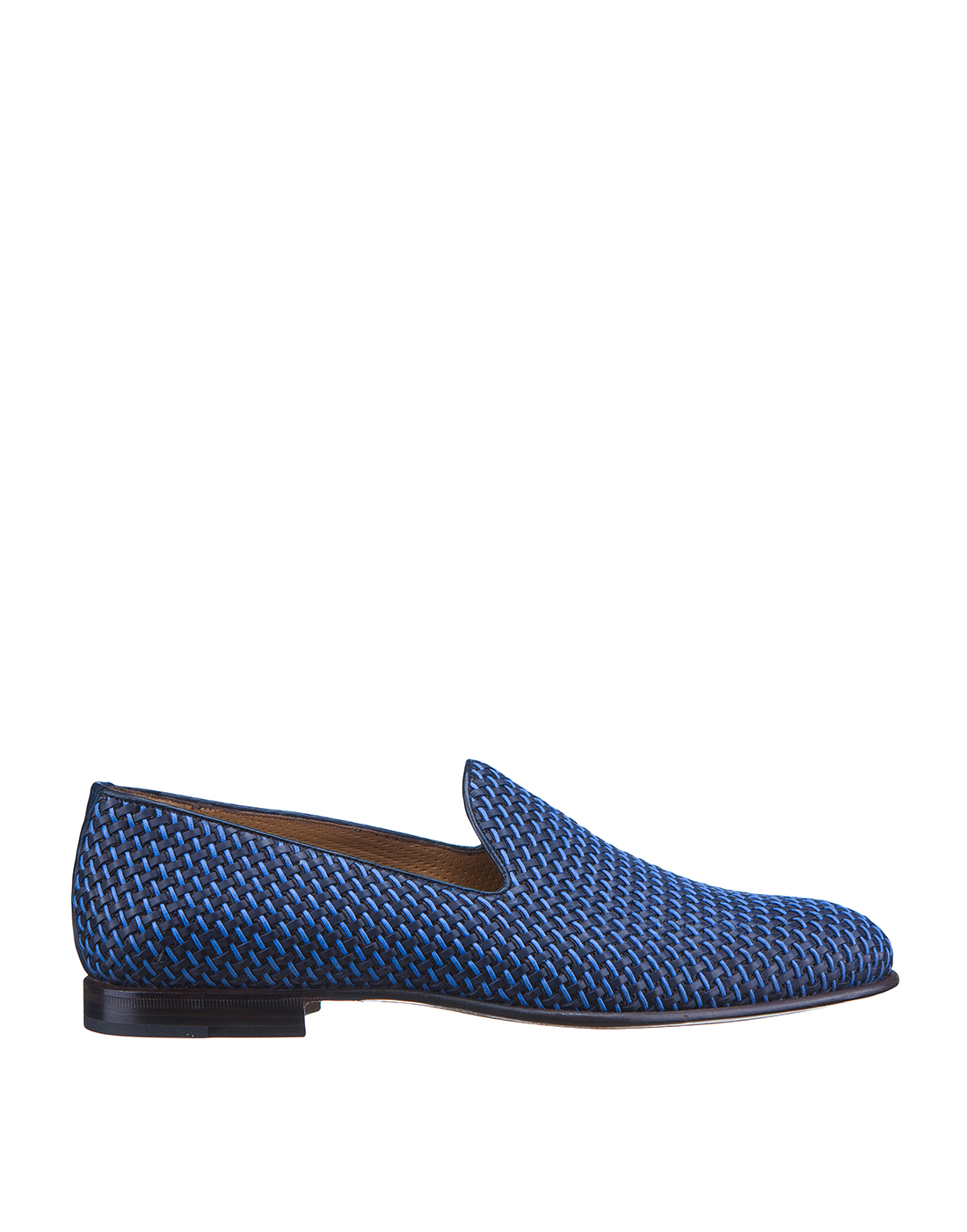 Туфли синие мужские Moreschi S43418-1