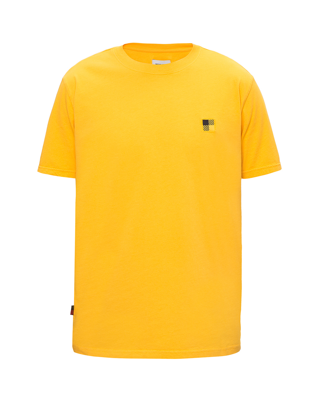 Мужская желтая футболка Woolrich SCFWOTE0027MRUT2182/2012-1