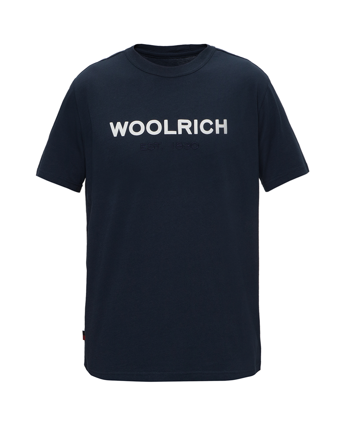 Мужская темно-синяя футболка Woolrich SCFWOTE0024MRUT1486/3989-1