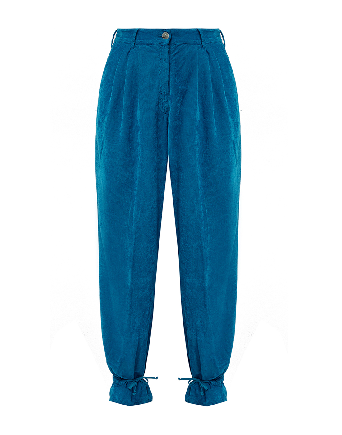 Жіночі блакитні штани-1