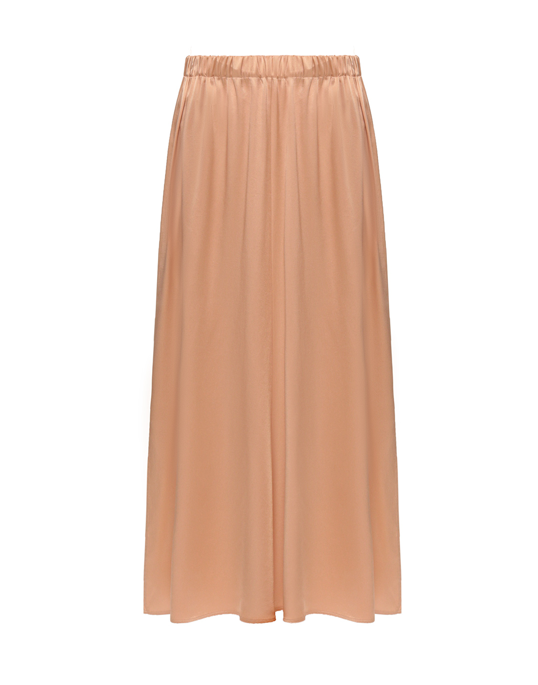 Женская персиковая шелковая юбка Forte_forte S8871_MY SKIRT-1