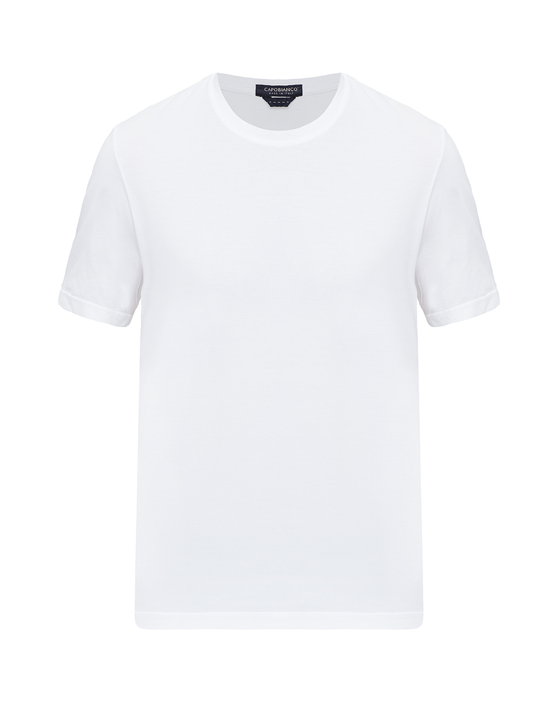 Мужская белая футболка Capobianco S8M660.AL01. BIANCO-1