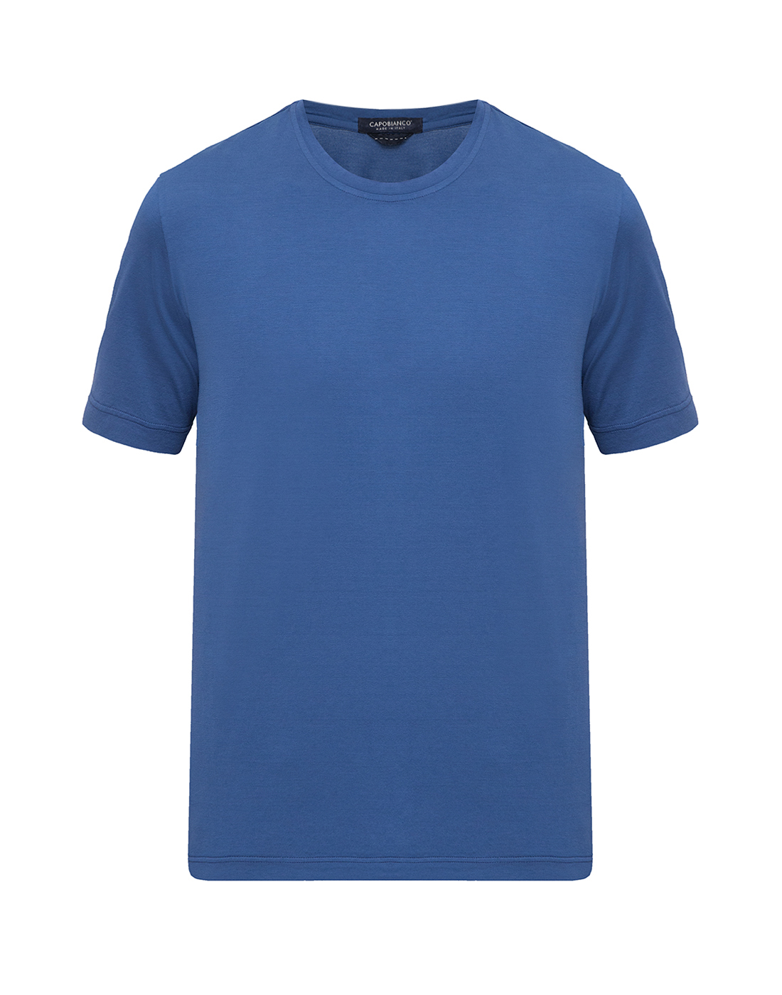 Мужская синяя футболка Capobianco S8M660.AL01. TOPAZIO-1