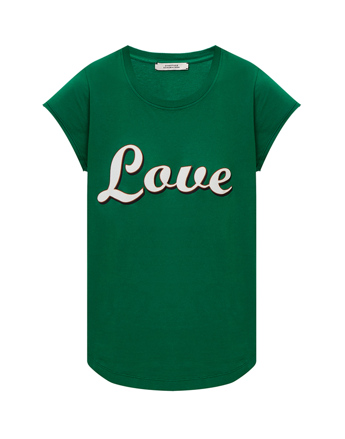 Женская зеленая футболка Dorothee Schumacher S928501/558-1