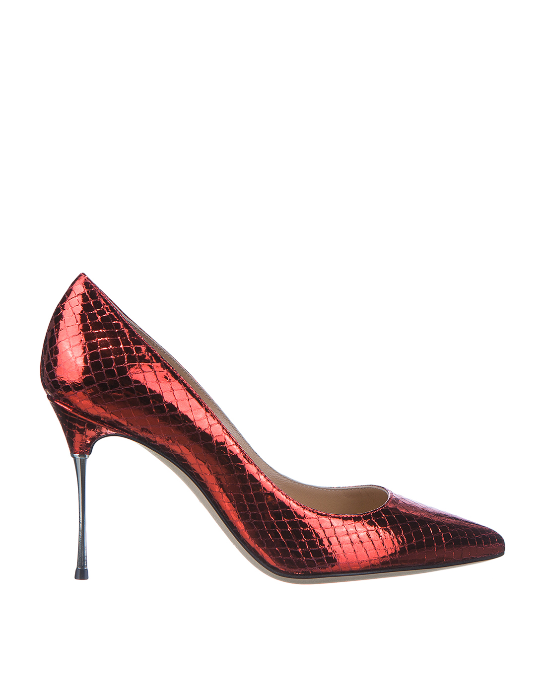 Туфлі червоні жіночі-1