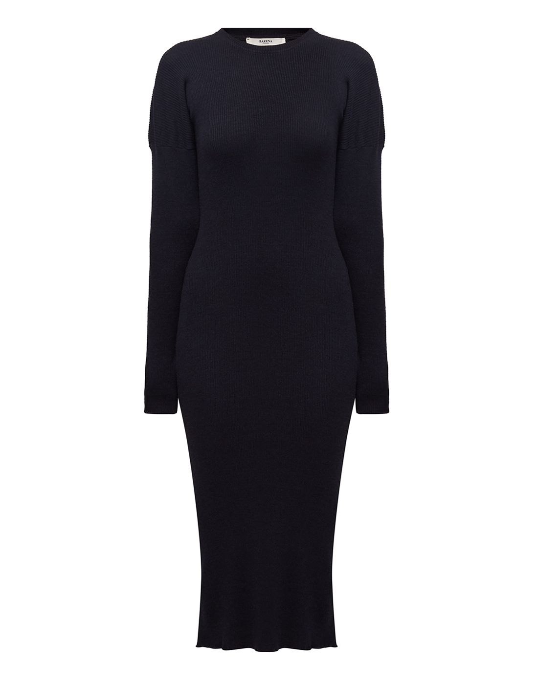 Женское темно-синее шерстяное платье Barena Venezia SABD3303/1201/170-1