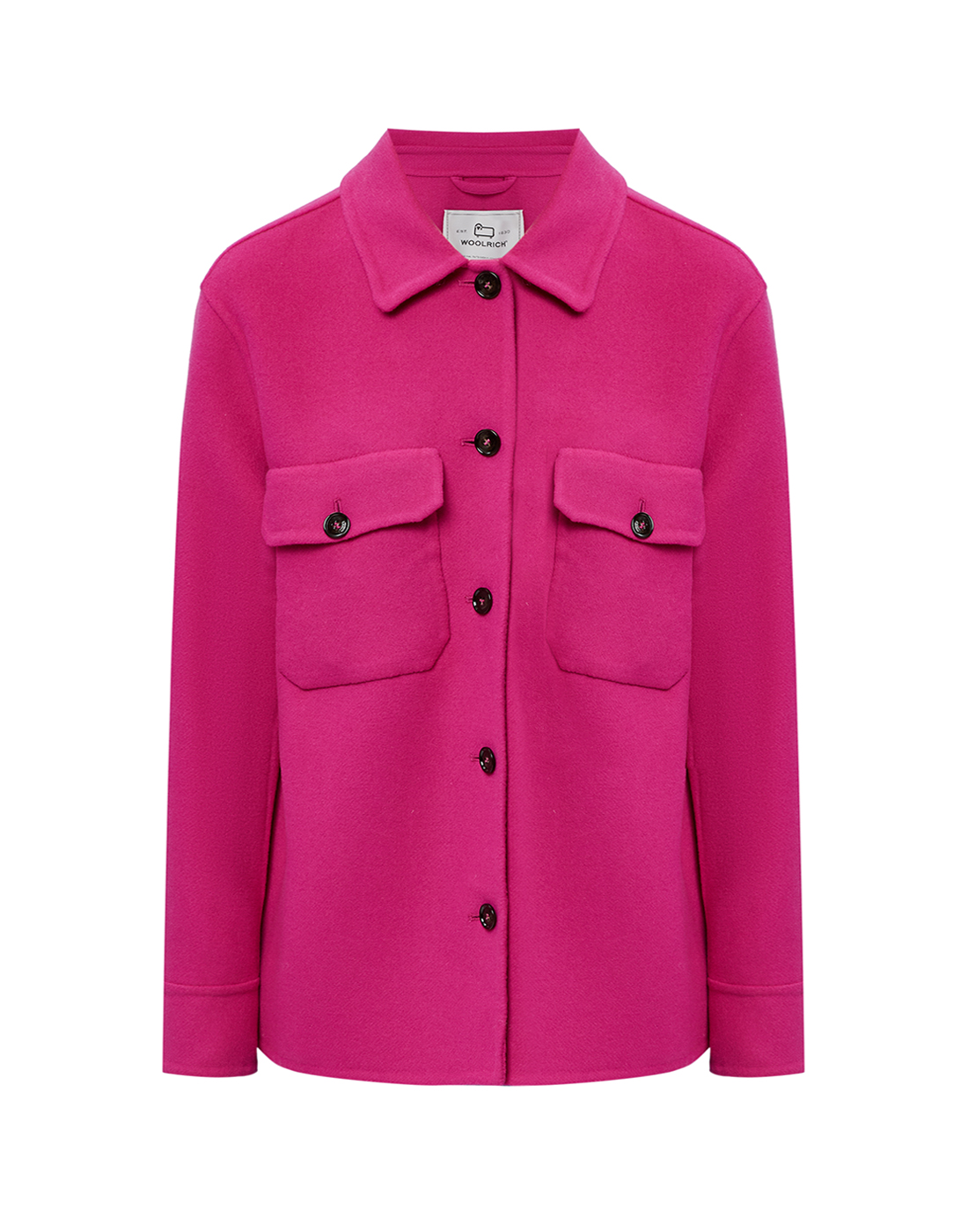 Жіноча рожева вовняна курточка-1