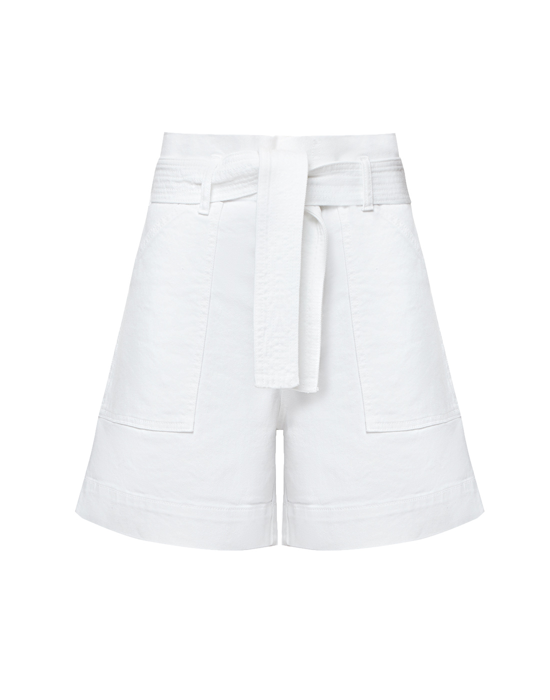 Женские белые шорты P.A.R.O.S.H. SCABAREXY/D210103/001-1