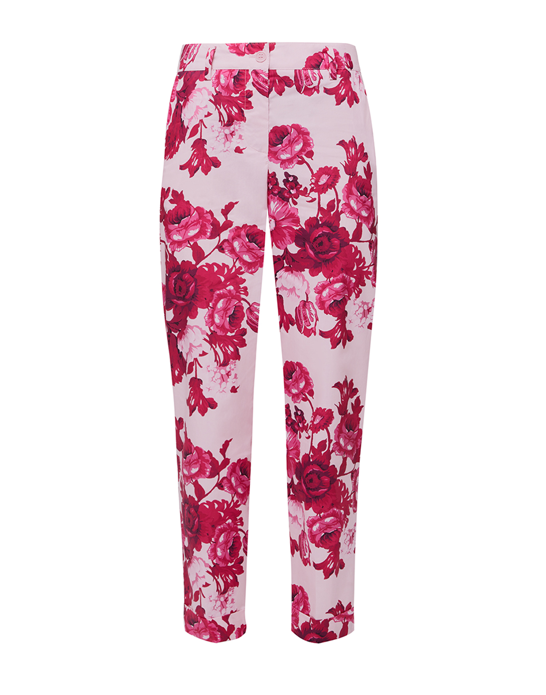 Женские розовые брюки с узором P.A.R.O.S.H. SCOXY/D231203/885-1