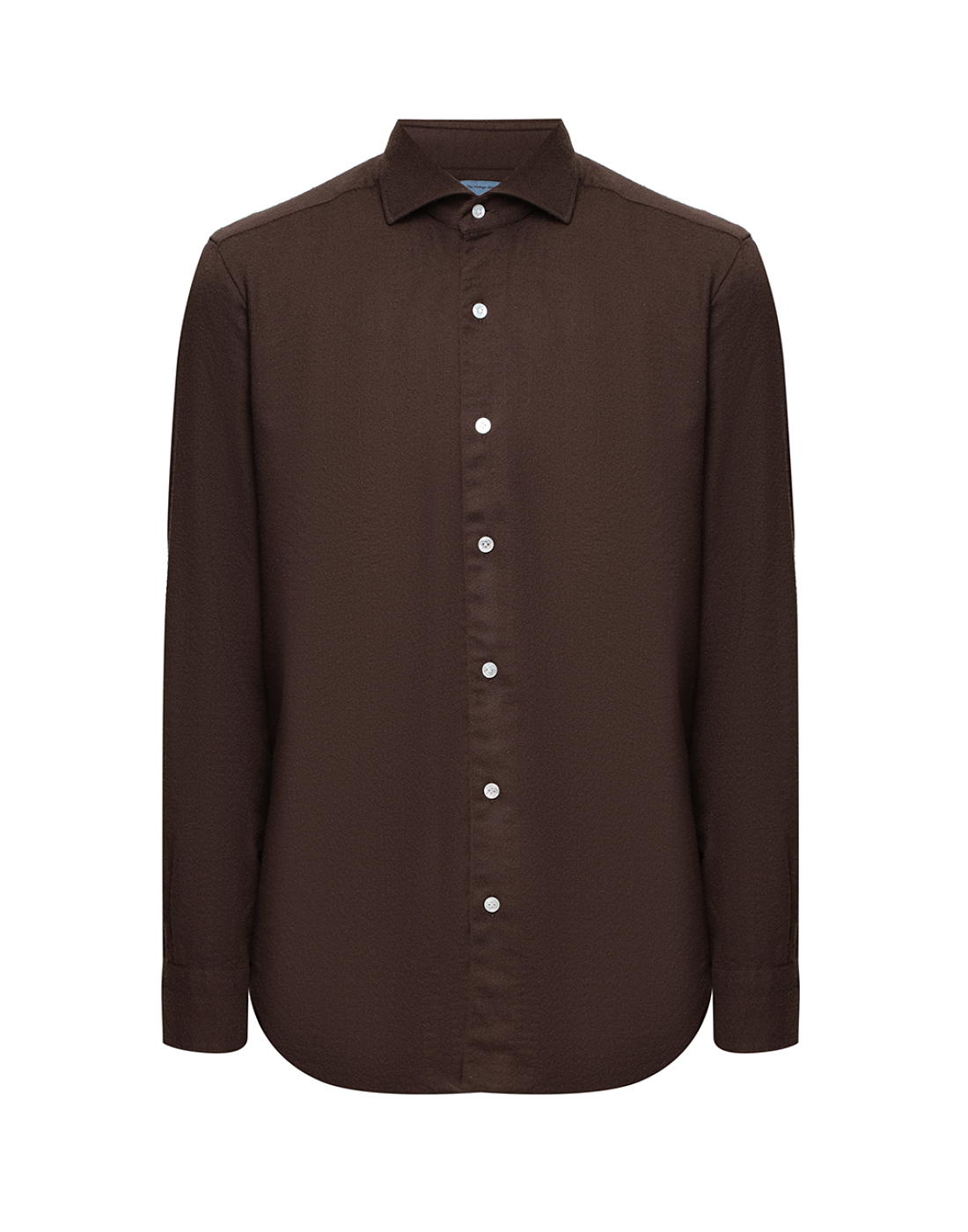Мужская льняная коричневая рубашка  Barba SD2U13P01680205U-1