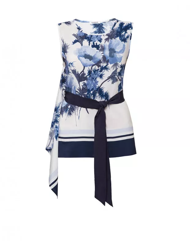 Женская шелковая блуза - 1