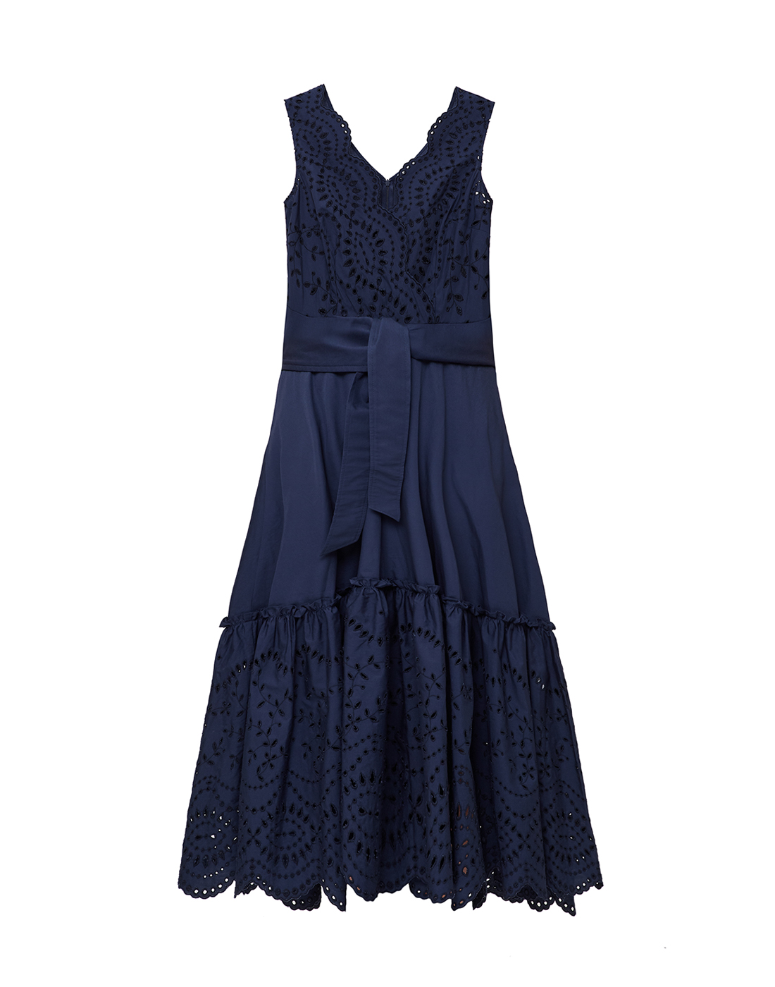 Жіноча темно-синя сукня-1