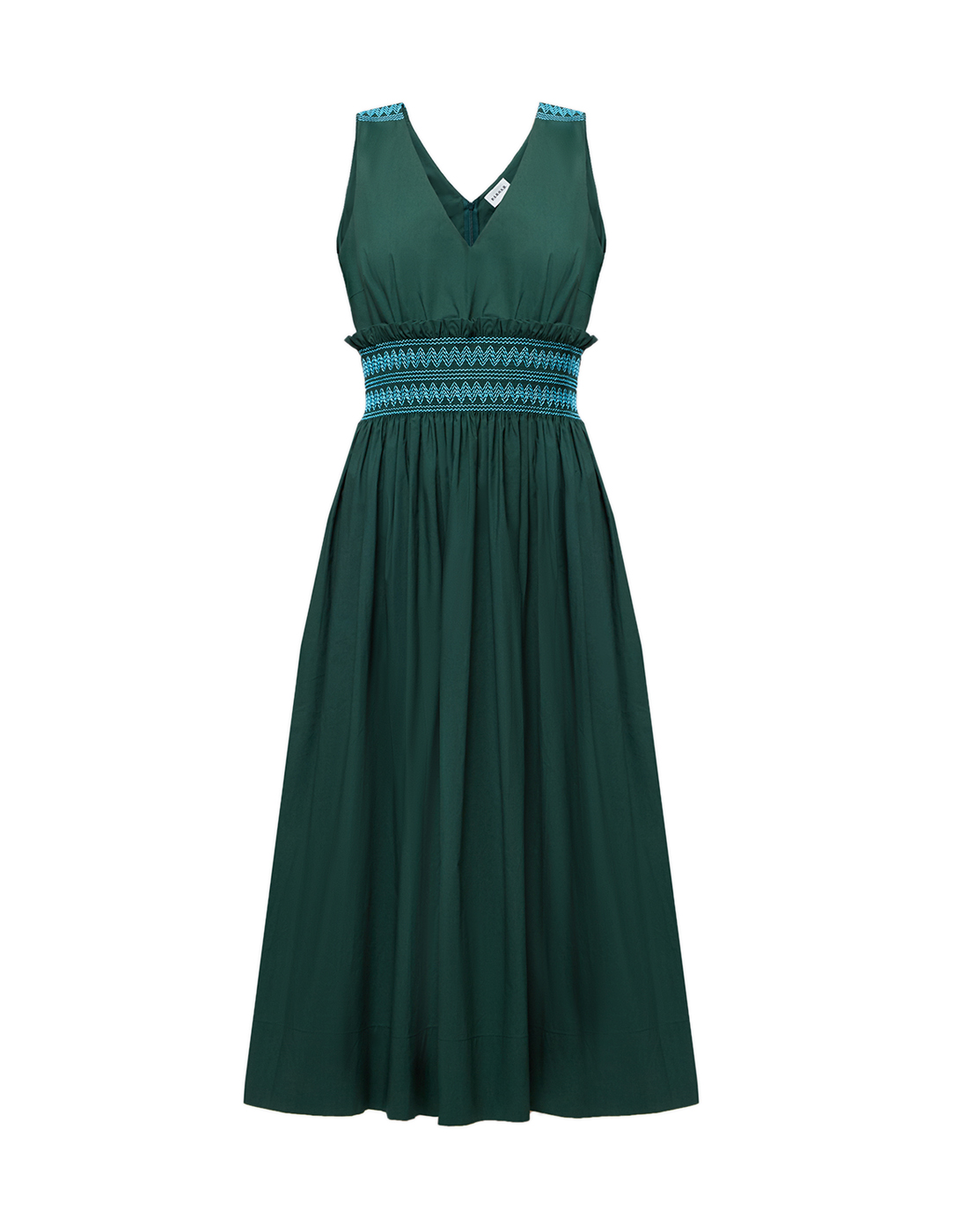 Женское зеленое платье P.A.R.O.S.H. SCANYOX/D724250/822-1
