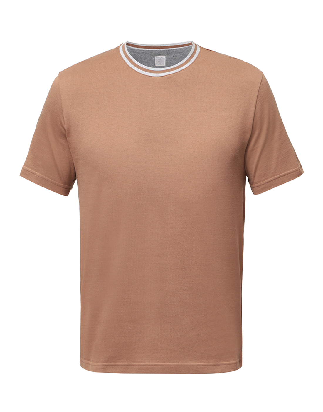 Мужская коричневая футболка Eleventy SD75TSHD06/TES0D160/041304-1