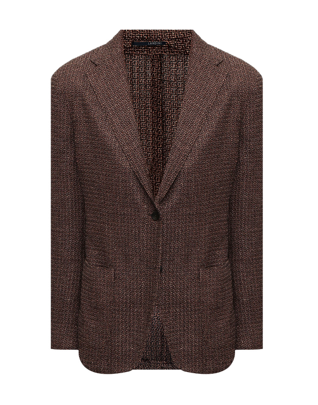 Мужской коричневый шерстяной пиджак Lardini SIP389AV_IPR57206_442TW-1