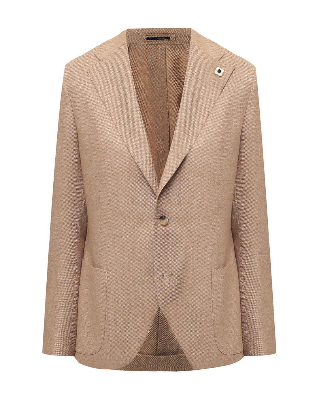 Мужской бежевый шерстяной пиджак Lardini SIP534AE_IPRP57594_150-1