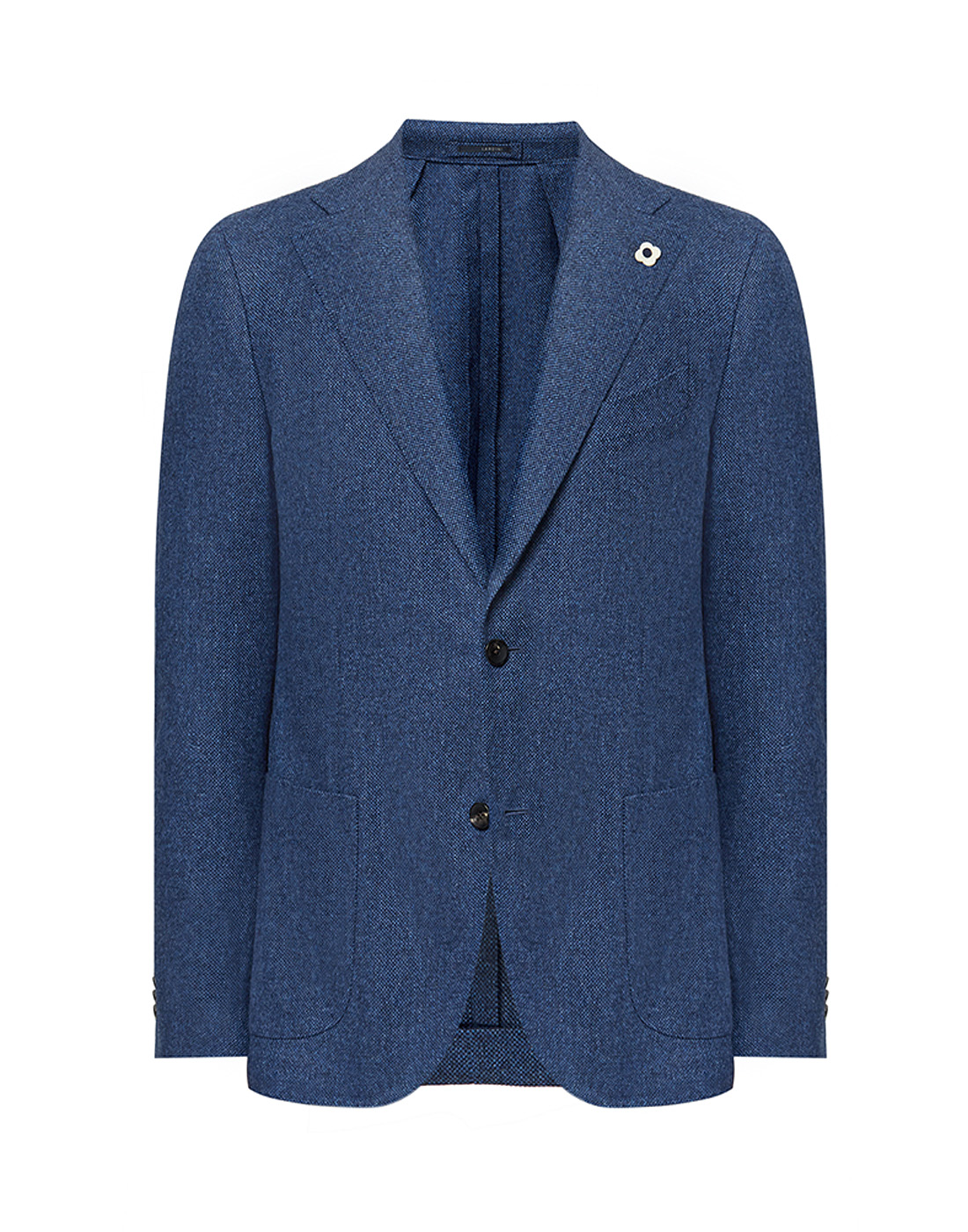 Мужской темно-синий шерстяной пиджак Lardini SIP534AE_IPRP57594_800-1