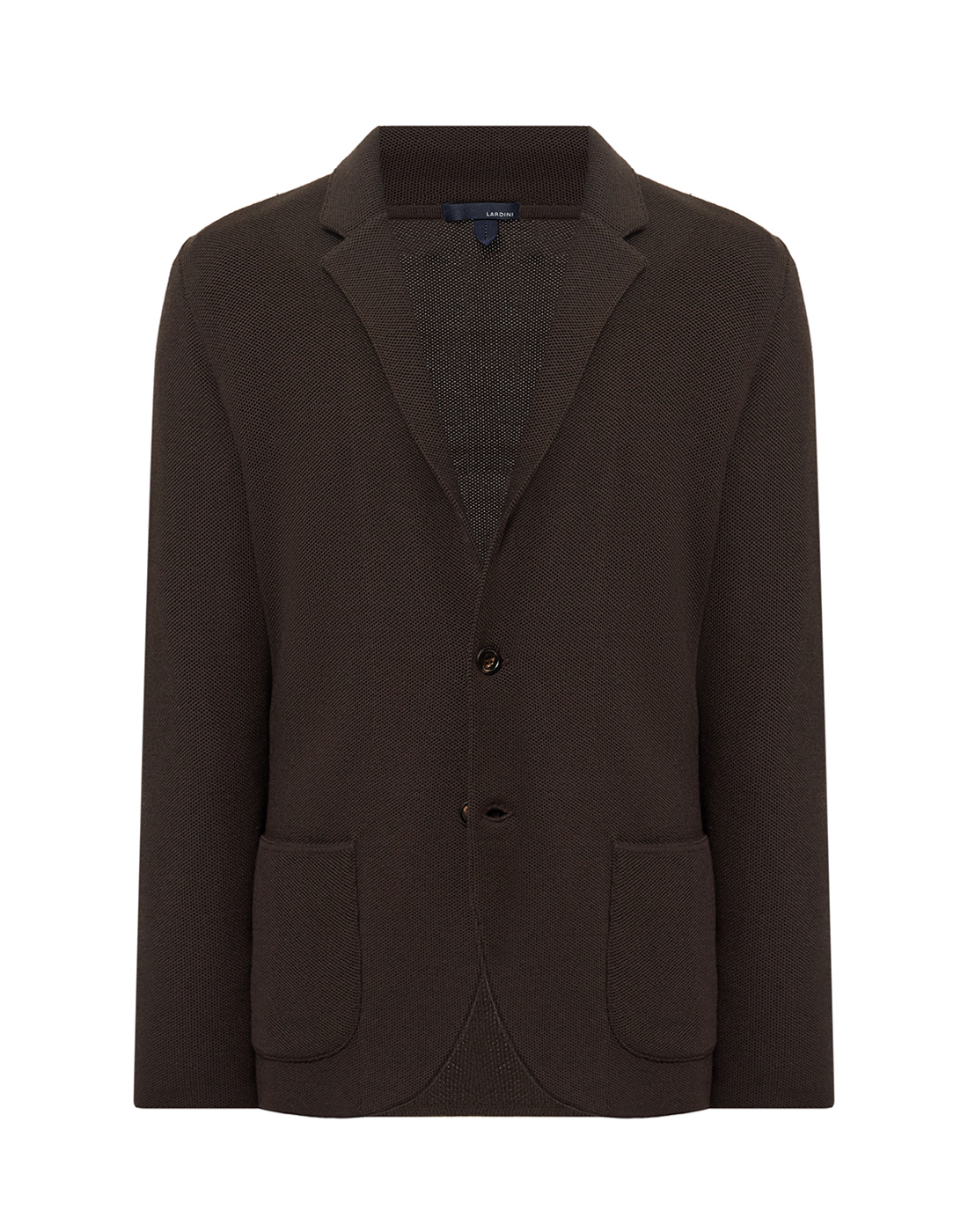 Мужской коричневый шерстяной пиджак Lardini SIPLJM70EW_IP57011_450-1