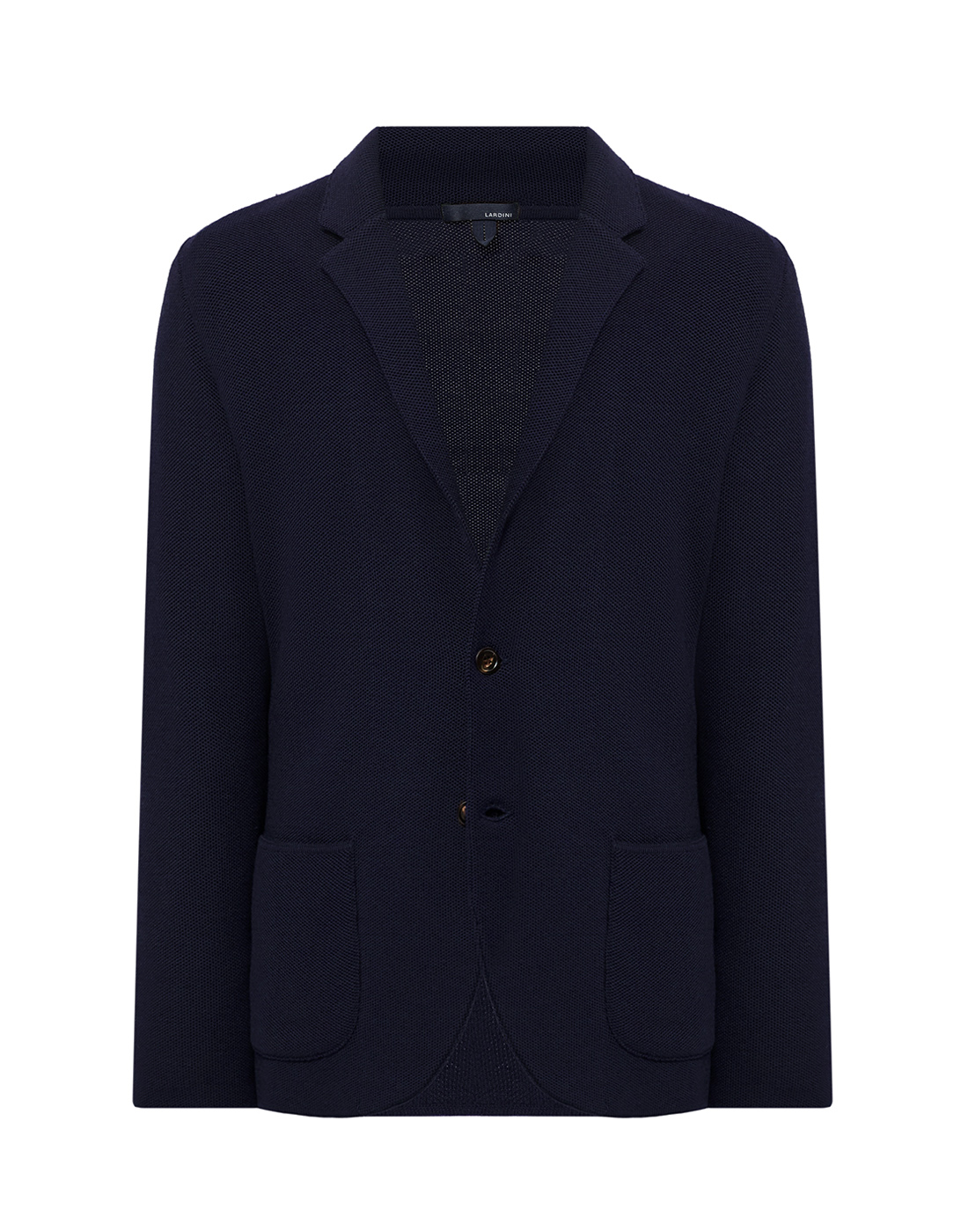 Мужской темно-синий шерстяной пиджак Lardini SIPLJM70EW_IP57011_850-1