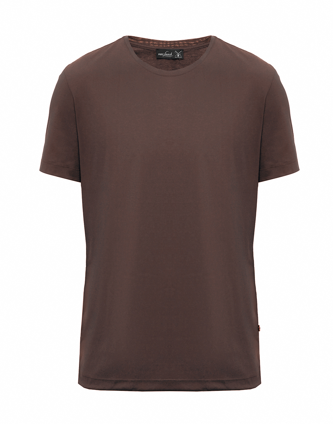 Чоловіча коричнева футболка-1