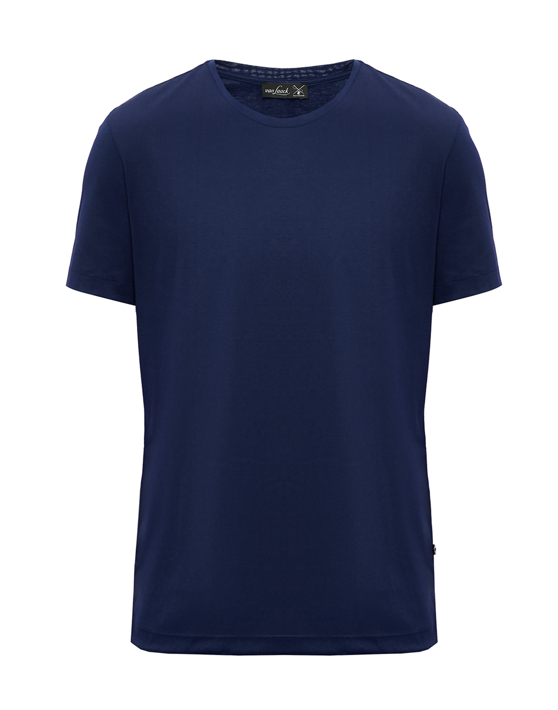 Мужская темно-синяя футболка Van Laack SM-PARO_180031/770-1