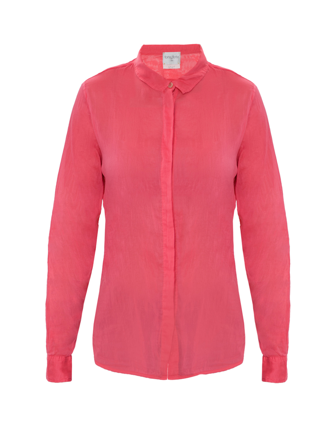 Блуза розовая женская Forte_forte S12108_MY SHIRT WATERMELON-1