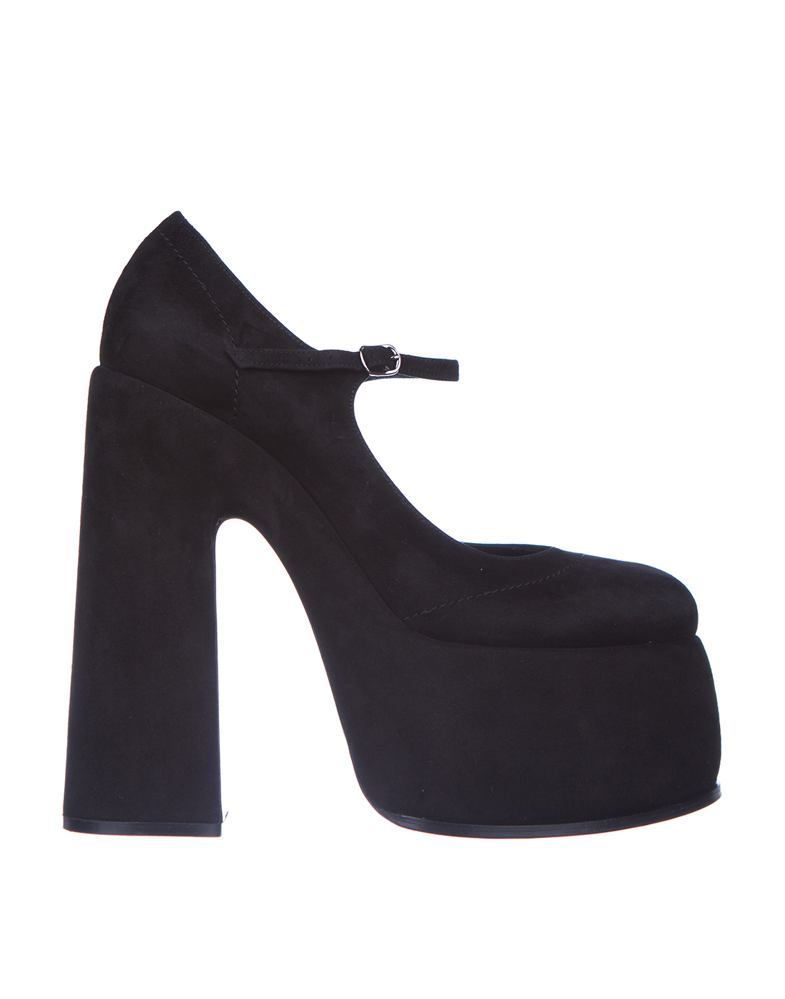 Туфли черные женские Casadei S1F813T160GCAMOS9000-1