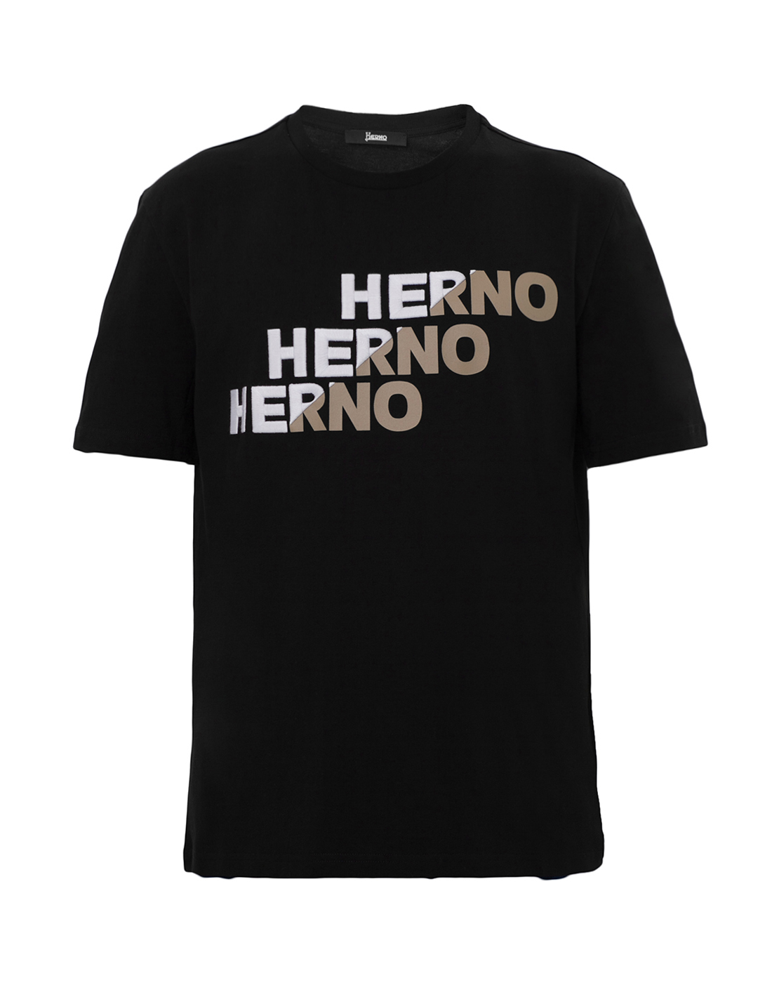 Футболка черная мужская Herno S23P-JG000178U-52000-9300-1