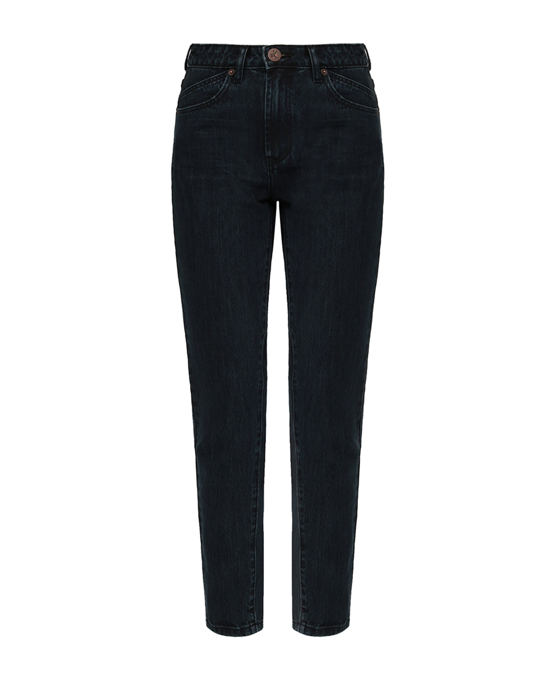 Жіночі темно-сині джинси-1