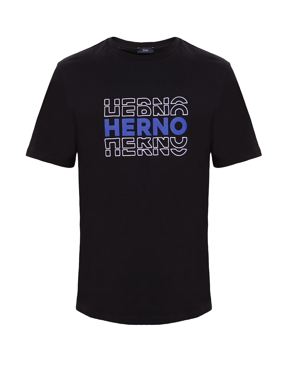 Футболка черная мужская Herno S24P-JG000195U-52000-9300-1