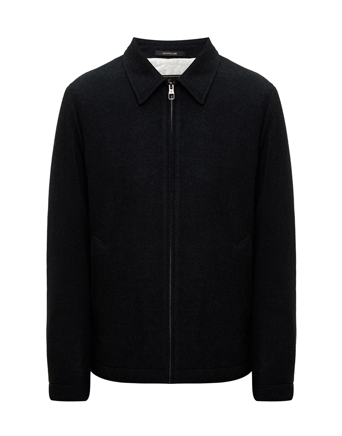 Мужская черная шерстяная куртка Montecore S2920I186/87-1