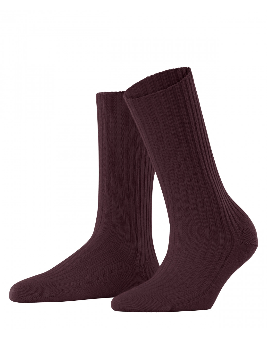 Шкарпетки бордові жіночі-1
