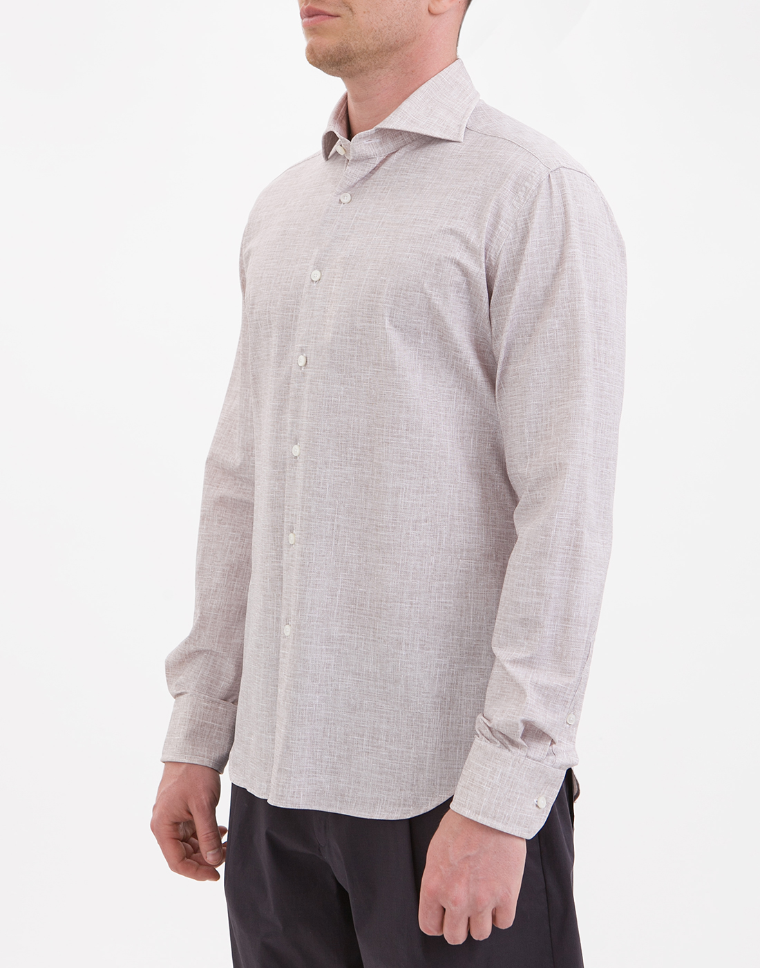 Рубашка бежевая мужская Рубашка бежевая мужская XACUS S521519-81623.002-3