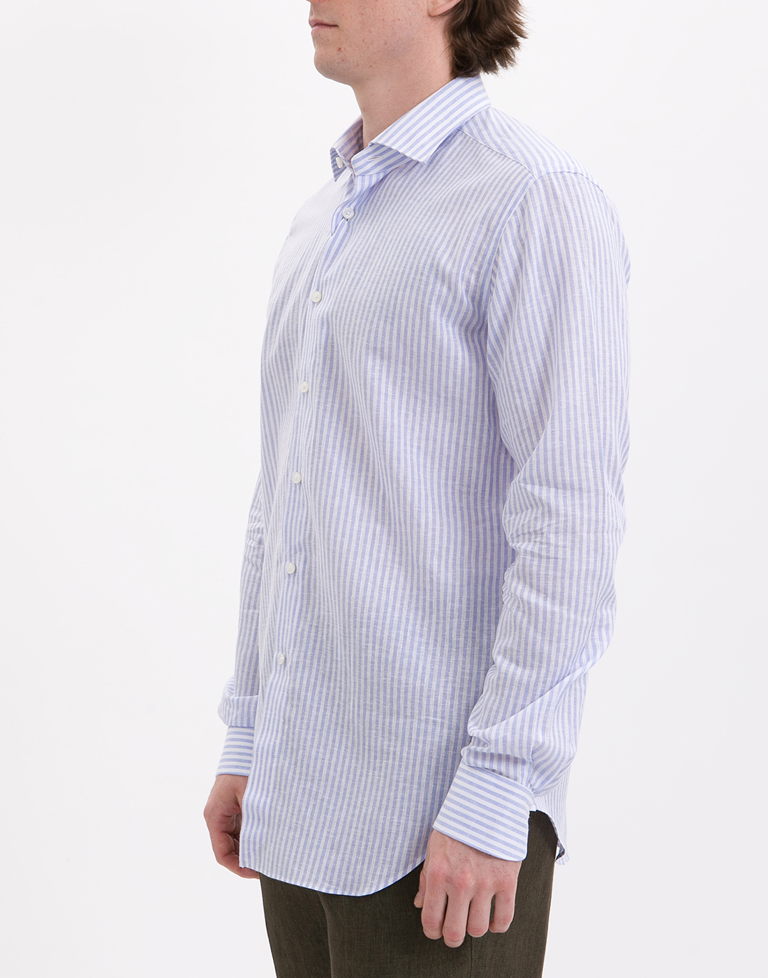 Рубашка бело-голубая мужская Рубашка бело-голубая мужская XACUS S558510-81218.002-3