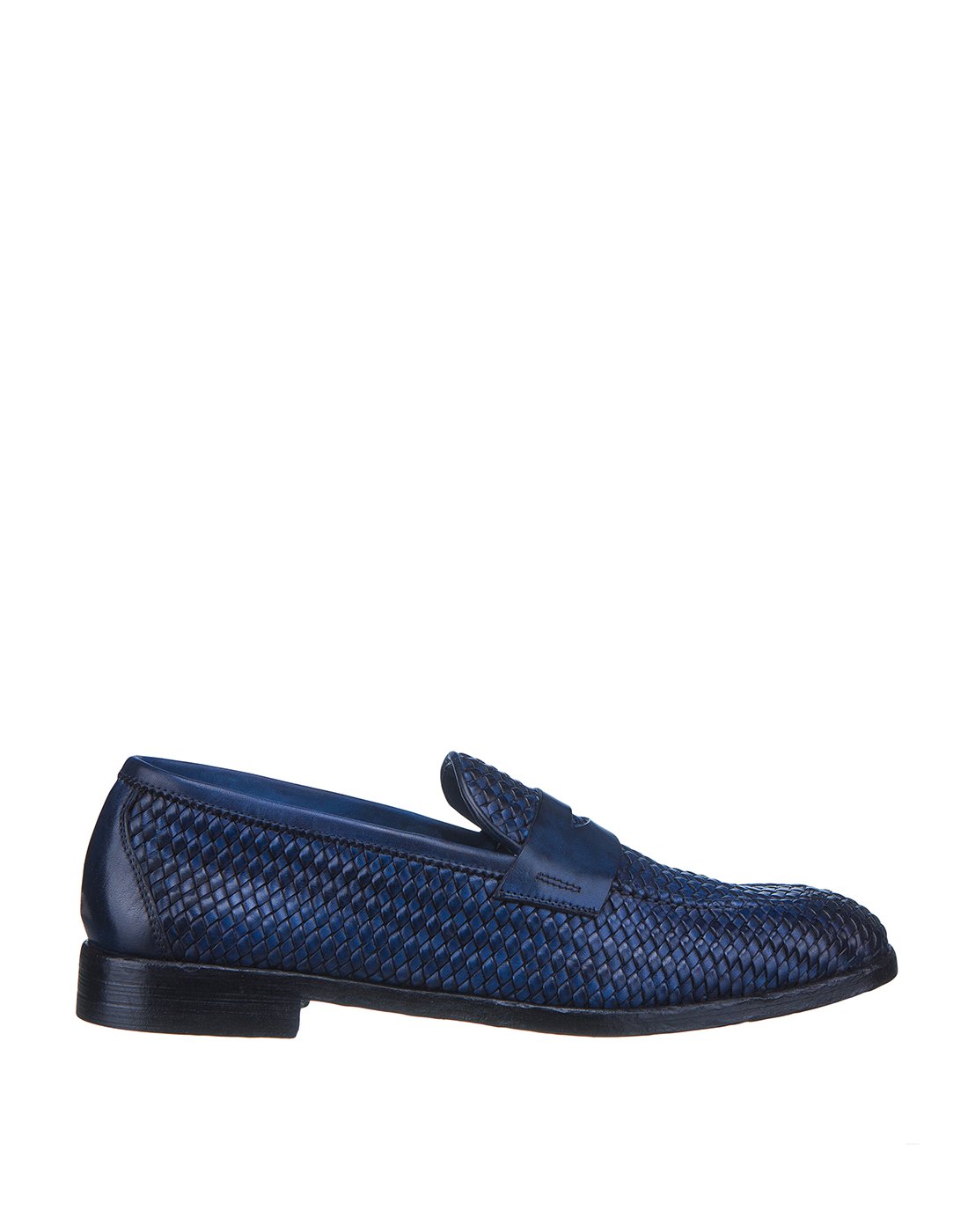 Туфли синие мужские Brecos S9507 BLUE-1