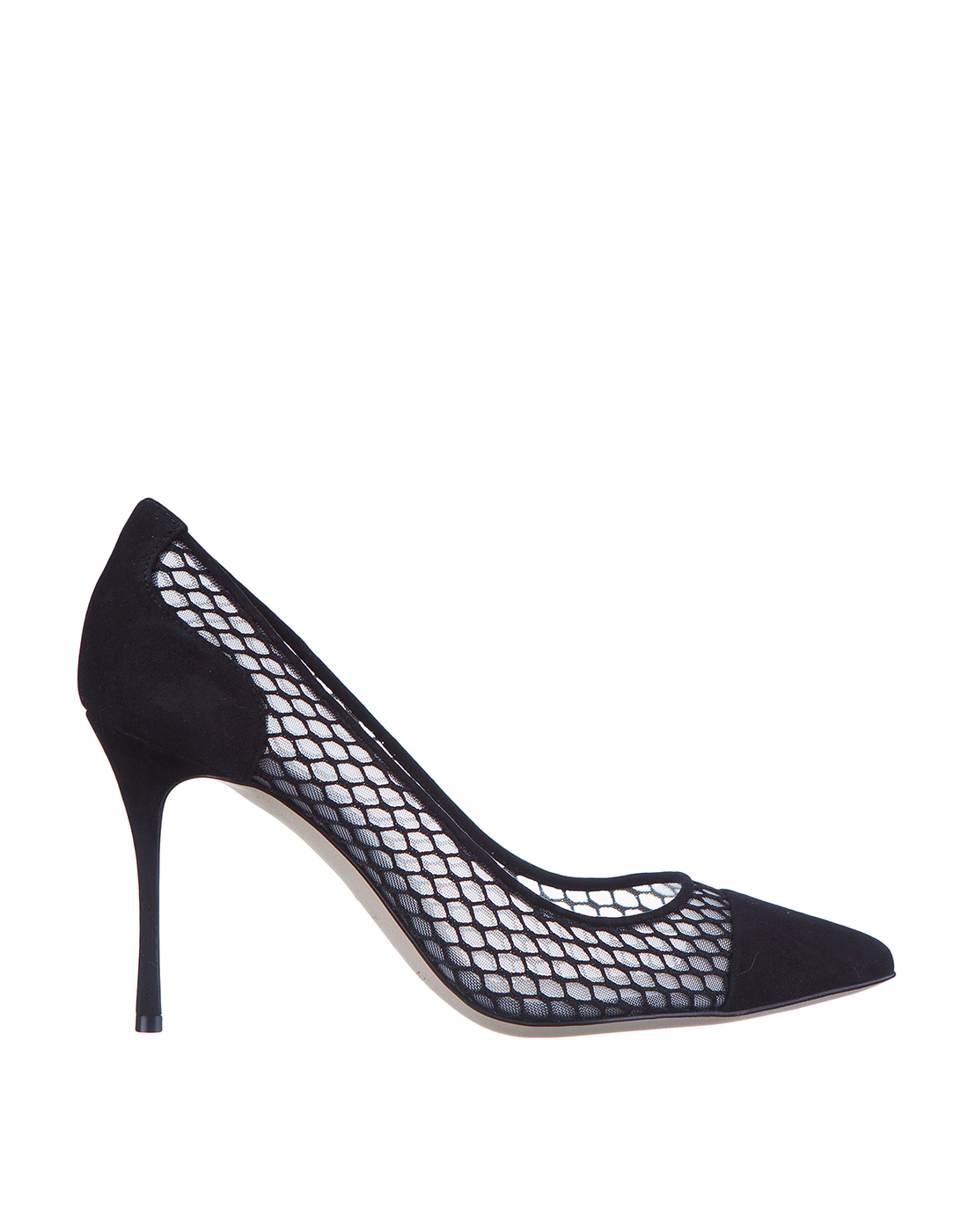 Туфли черные женские Sergio Rossi SA89580-MFI302-1000-110-1