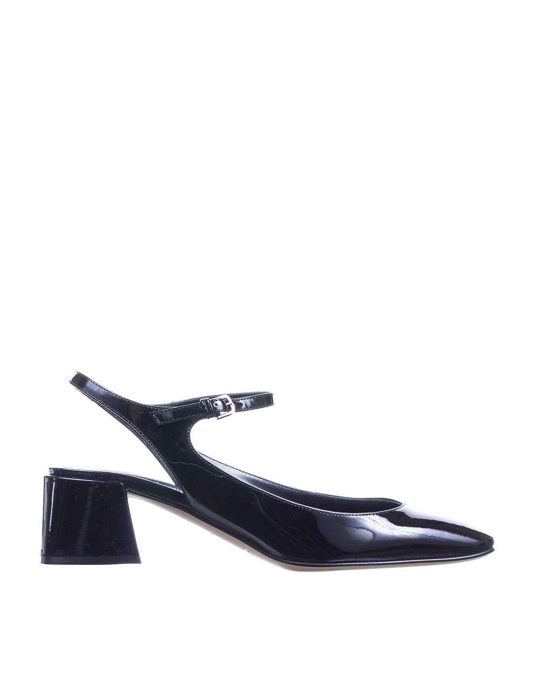 Туфли черные женские Sergio Rossi SB01930-MVIV01-1000-110-1
