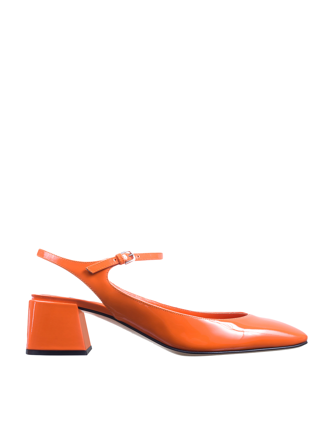Туфлі памаранчеві жіночі-1